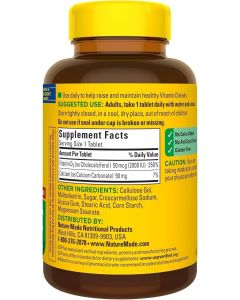 Nature Made Vitamin D3 2000 IU (50 mcg) 400 Tablets