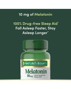 Nature’s Bounty Melatonin 10mg Capsules 120 Count