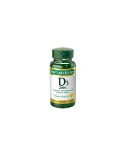 Nature’s Bounty Vitamin D3 2000 IU – Immune &amp; Bone Support
