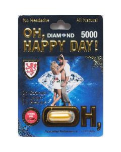 Oh Happy Day Diamond 5000 Pill Men Libido Enhancer 1 Capsule