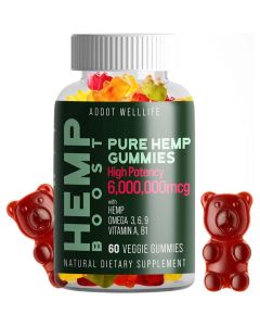 Addot Welllife Pure Hemp 60 Vegan Gummies Natural High Potency Vitamin - supplemynts.com