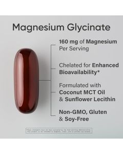 Sports Research Magnesium Glycinate for Sleep 90 Caps

