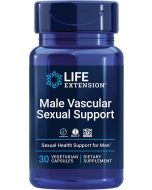 Life Extension Male Vascular Sexual Support 30 Veggie Caps Non GMO - supplemynts.com