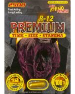 R-12 Rhinomax Pill Premium 2500 Raw Rhino Power Male Sexual Enhancer - supplemynts.com