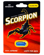 Scorpion 41000mg Natural Formula Male Enhancement Blue Pill
