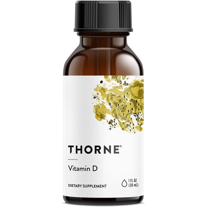 Thorne Vitamin D Liquid Soy Free Immune Support Supplement 1 Fl Oz - supplemynts.com
