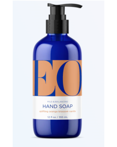 EO Uplifting Orange Blossom Vanilla Hand Soap 12 Oz Cruelty Free