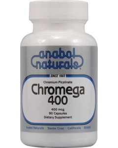 Anabol Naturals Chromium Picolinate Chromega 400 mcg 90 Capsules