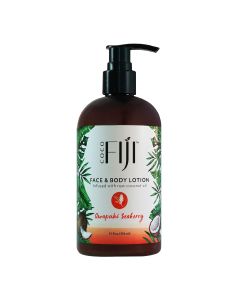 Coco Fiji Raw Organic Coconut Oil Infused Face Body Lotion 12 Oz