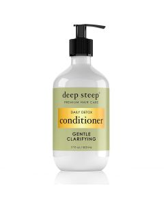 Deep Steep Gentle Clarifying Conditioner Daily Detox Vegan 17 Oz