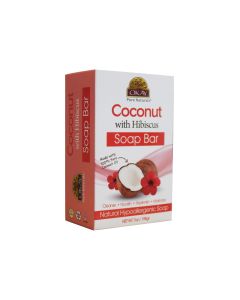 OKAY Pure Naturals Coconut Hibiscus Soap Bar