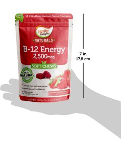 Healthy Delights B 12 Energy 30 Soft Chews 2500mcg Cognitive Health