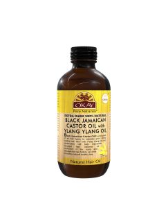 OKAY Xtra Dark Black Jamaican Castor Oil Ylang Ylang Oil 4oz / 118ml