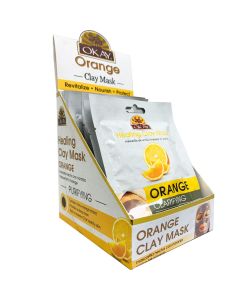 OKAY Pure Naturals Healing Clay Mask Orange 1.5oz / 44ml