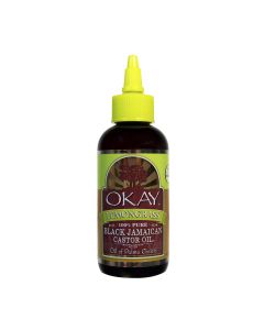 OKAY Pure Naturals Black Jamaican Castor Oil Lemongrass 4oz / 188ml