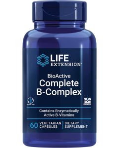Life Extension BioActive Complete B Complex 60 Vegetarian Caps
