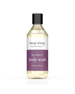 Deep Steep Premium Beauty Fig Apricot Body Wash 17 Oz Vegan