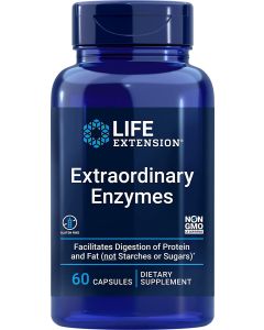 Life Extension Extraordinary Enzymes 60 Caps Digestion Supplement