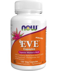 NOW Eve Superior Women's Multivitamin Iron Free 120 Veggie Caps