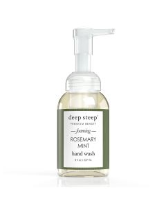Deep Steep Premium Beauty Rosemary Mint Vegan Foaming Hand Wash 8 Oz