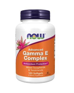 NOW Advanced Gamma E Complex Antioxidant Protection 120 Softgels