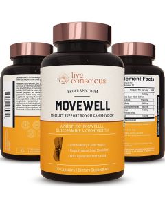 Live Conscious MoveWell Mobility Support 120 Caps Dietary Supplement