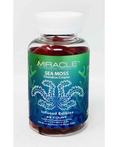 Miracle Sea Moss Chondrus Crispus Dietary Supplement 45 Gummies Bottle