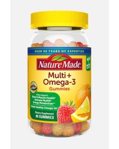 Nature Made Multivitamin Omega 3 80 Gummies Heart Support