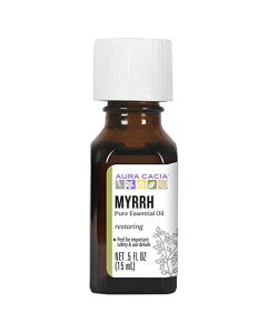 Aura Cacia Restoring Pure Essential Oil Myrrh 0.5 fl oz