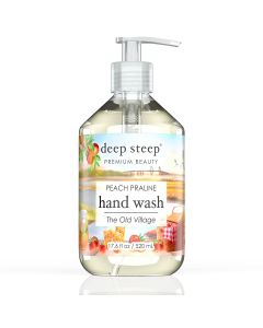 Deep Steep Premium Beauty Peach Praline Vegan Hand Wash 17.6 Oz