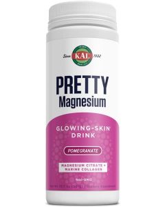 KAL Pretty Magnesium Citrate Powdered Drink Mix Pomegranate 10.7 Oz