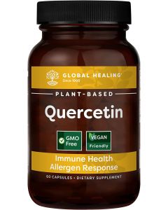 Global Healing Plant Based Quercetin 60 Capsules Immune Support