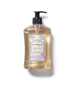 A La Maison Rose Lilac Liquid Hand Soap 16.9 Oz Bottle