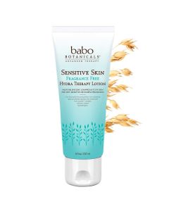 Babo Botanicals Sensitive Skin Fragrance Free Therapeutic Lotion 8 Oz