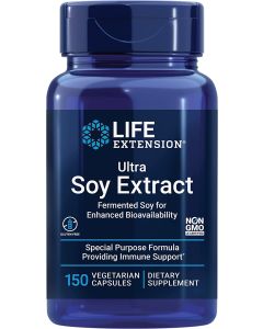 Life Extension Ultra Soy Extract Immune Support 150 Veggie Caps