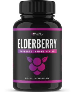 Havasu Immune Health Support Elderberry 60 Taste Free Capsules