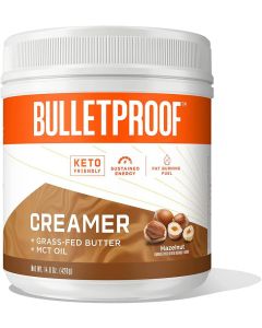 Bulletproof Keto Friendly Creamer 14.8 Oz Grass Fed Butter Mct Oil