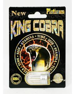 King Cobra Platinum 69k Male Enhancement For Men 1 Pill