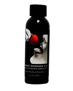 Massage Oil Strawberry Edible 2 Oz