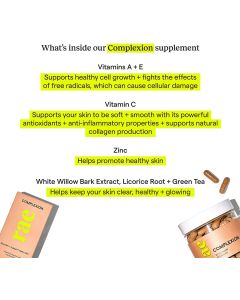 Rae 60 Capsules Complexion Clear Skin From Within Gluten Free
