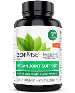Zenwise Daily Vegan Joint Support Greengrown Glucosamine Hci 60 Caps