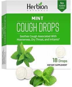 Herbion Naturals Mint Cough Drops: Natural Relief for Sore Throat & Cough