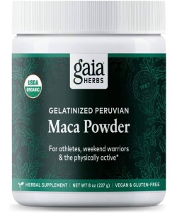 Gaia Herbs Gelatinized Peruvian Maca Powder 8 Ounce Herbal Supplement