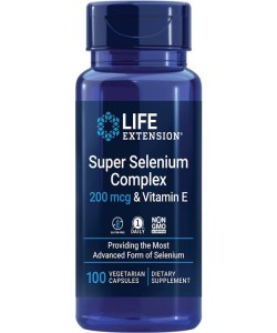 Life Extension Super Selenium Complex 200mcg 100 Vegetarian Caps