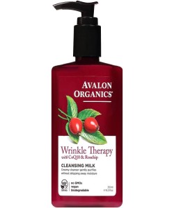 Cleansing Milk Wrinkle Therapy CoQ10 & Rosehip 8.5 Oz Avalon Organics