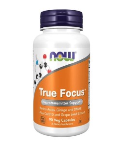 NOW True Focus Neurotransmitter Support 90 Veggie Caps Amino Acids
