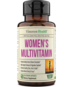 Vimerson Womens Multivitamin Zinc Biotin Calcium Vegetarian 60 Pills