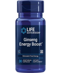 Life Extension Ginseng Energy Boost 30 Veggie Gluten Free Caps