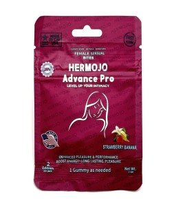 HERMOJO Strawberry Banana Halal Gummies Femail Enhancer Gelatin Free