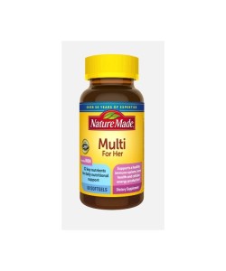Nature Made Multivitamin For Her 60 Softgels Daily Nutritional Support